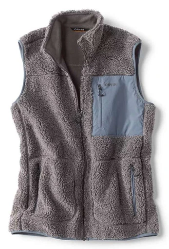 Orvis Sherpa Fleece Vest - Charcoal - X-Large Orvis Sherpa Fleece Vest - Charcoal - X-Large -Fishing Supplies Store orvis sherpa fleece vest charcoal