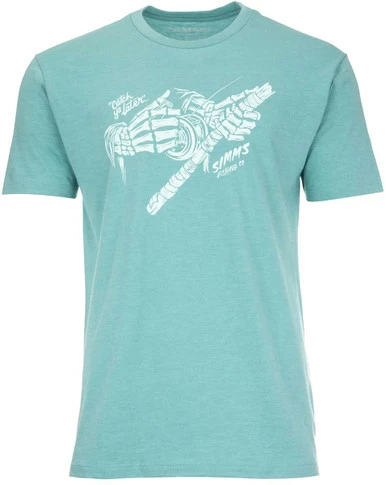 Simms Grim Reeler T-Shirt - Oil Blue Heather - Large Simms Grim Reeler T-Shirt - Oil Blue Heather - Large -Fishing Supplies Store simms grim reeler t shirt oil blue heather l 35933.1665206879.386.513