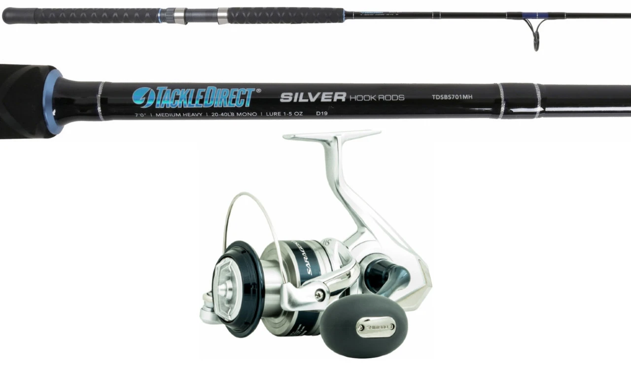 TackleDirect Silver Hook/Shimano SRG6000SWAHG Saragosa Spinning Combo TackleDirect Silver Hook/Shimano SRG6000SWAHG Saragosa Spinning Combo -Fishing Supplies Store tackledirect tdsbs701mh silver hook shimano saragosa srg6000swahg spinning combo 85849.1651370200